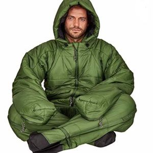 Selk Body Sleeping Bag, green, size medium